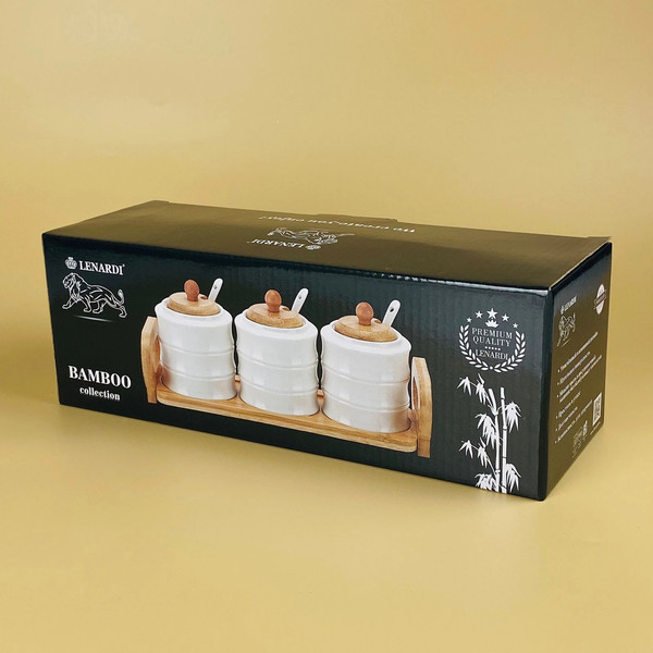 Изображение товара Набор для специй Lenardi Bamboo 140-155 (3шт)
