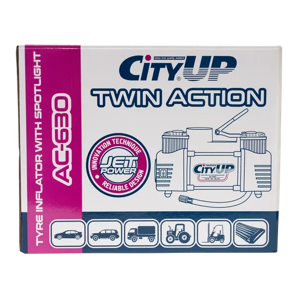 Изображение товара Автомобильный компрессор CityUp АС-630-Twin