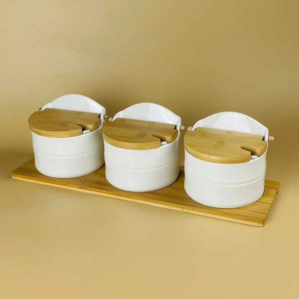 Изображение товара Набор для специй Lenardi Bamboo 140-178 (3шт)