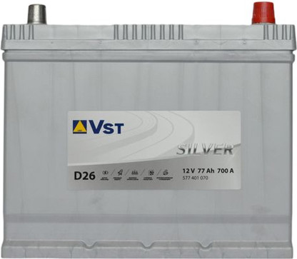 Изображение товара Автомобильный аккумулятор VST Silver 700A L+ 6СТ-77 (77 А/ч)
