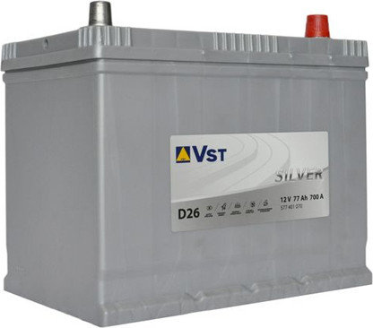 Изображение товара Автомобильный аккумулятор VST Silver 700A L+ 6СТ-77 (77 А/ч)