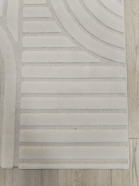 Изображение товара Ковер Radjab Carpet Сканди Сизаль Прямоугольник 10946A / 12201RK (1.6x2.3, Krem/Krem)