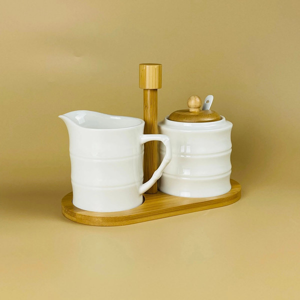 Изображение товара Набор для сахара и сливок Lenardi Bamboo 140-157