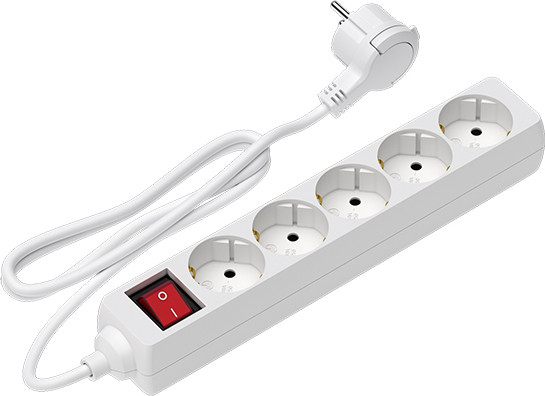 Изображение товара Сетевой фильтр Maxvi SP-118 (1.8м, белый)