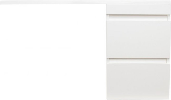 Изображение товара Тумба с умывальником Symbolite Даллас 100 Люкс Plus + Даллас 100x48 (подвесная, правый, белый)