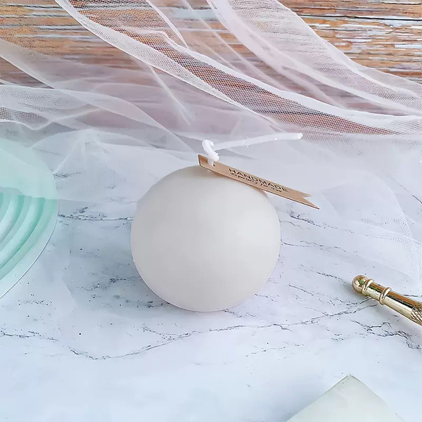 Изображение товара Свеча Sundays Home YS530-29/1 (7.5см, белый)