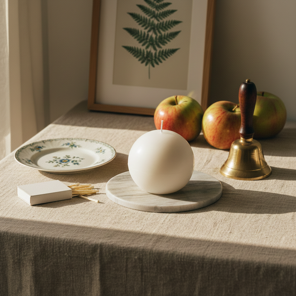 Изображение товара Свеча Sundays Home YS530-29/1 (7.5см, белый)