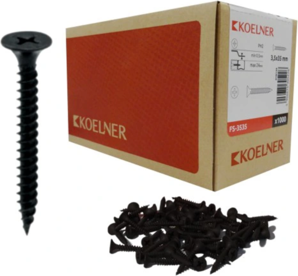 Изображение товара Саморез Koelner FS 3.5x45 (500шт)
