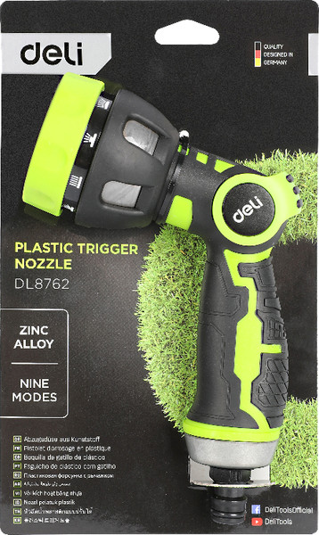 Изображение товара Распылитель для полива Deli EDL8762 (черный/зеленый)