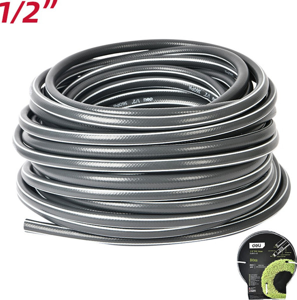 Изображение товара Шланг поливочный Deli EDL8072-30 (30м, серый)