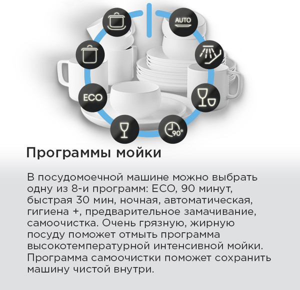 Изображение товара Посудомоечная машина Maunfeld MLP45330T Smart Beam Inverter Wi-Fi