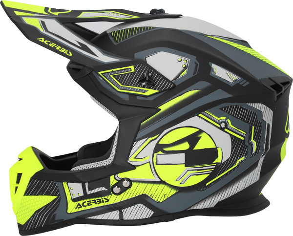 Изображение товара Мотошлем Acerbis Linear 22-06 / 0025316.457.061 (XS, черный/флуоресцентный желтый)