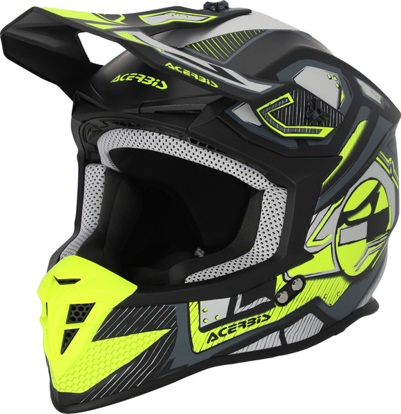 Изображение товара Мотошлем Acerbis Linear 22-06 / 0025316.457.061 (XS, черный/флуоресцентный желтый)