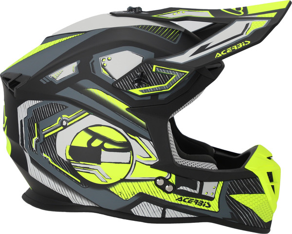 Изображение товара Мотошлем Acerbis Linear 22-06 / 0025316.457.061 (XS, черный/флуоресцентный желтый)