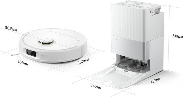 Изображение товара Робот-пылесос Roborock Robotic VC+Empty Wash Fill Dock Qrevo C RU RRW0PEP / QRRC02-02 (белый)