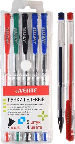 Изображение товара Набор гелевых ручек deVente 5051031 (4цв)