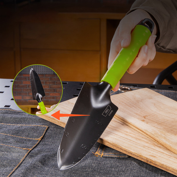 Изображение товара Совок садовый Deli EDL580812 (зеленый)