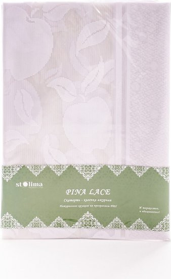 Изображение товара Скатерть Stolima Pina Lace 7001 Яблоки (180x140)