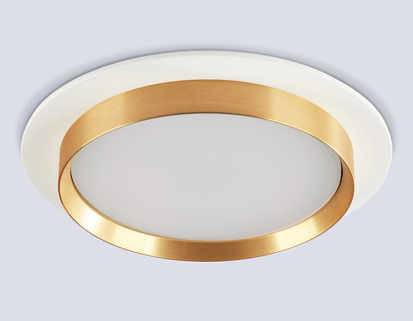 Изображение товара Точечный светильник Ambrella TU5012 WH/GD (белый/золото)