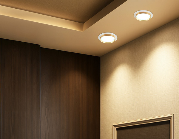 Изображение товара Точечный светильник Ambrella TU5012 WH/GD (белый/золото)