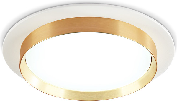 Изображение товара Точечный светильник Ambrella TU5012 WH/GD (белый/золото)