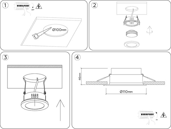 Изображение товара Точечный светильник Ambrella TN6651 WH (белый)