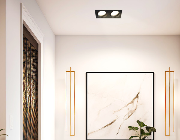 Изображение товара Точечный светильник Ambrella TN6661/2 BK (черный)