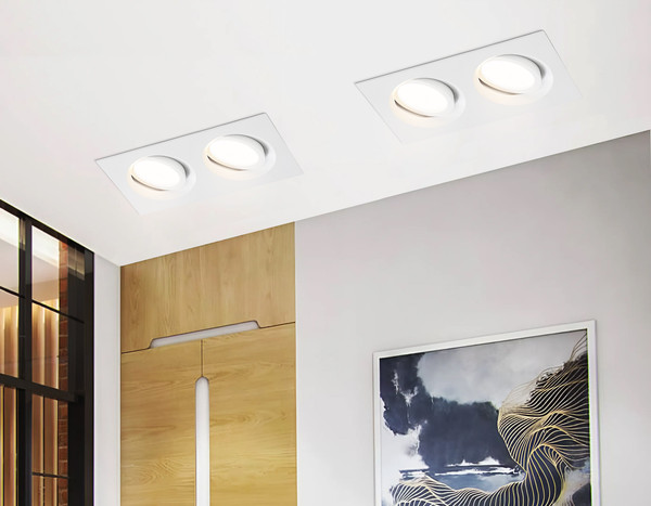 Изображение товара Точечный светильник Ambrella TN102745/2 WH (белый)