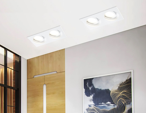 Изображение товара Точечный светильник Ambrella TN102759/2 WH (белый)