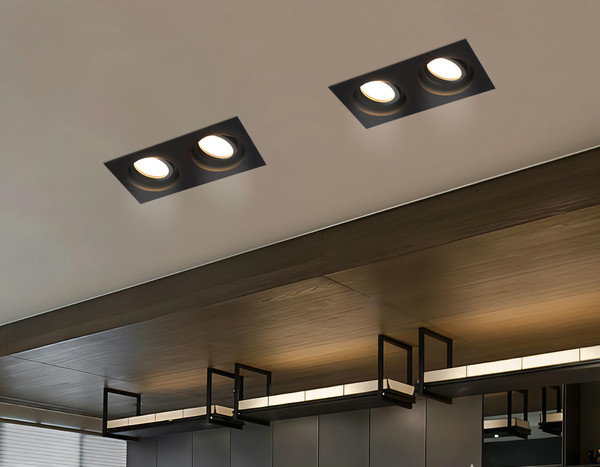 Изображение товара Точечный светильник Ambrella TN102760/2 BK (черный)