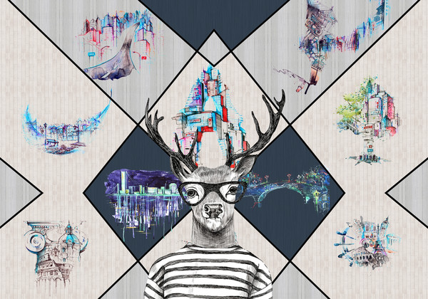 Изображение товара Фотообои листовые Citydecor Абстракция 212 (200x140см)