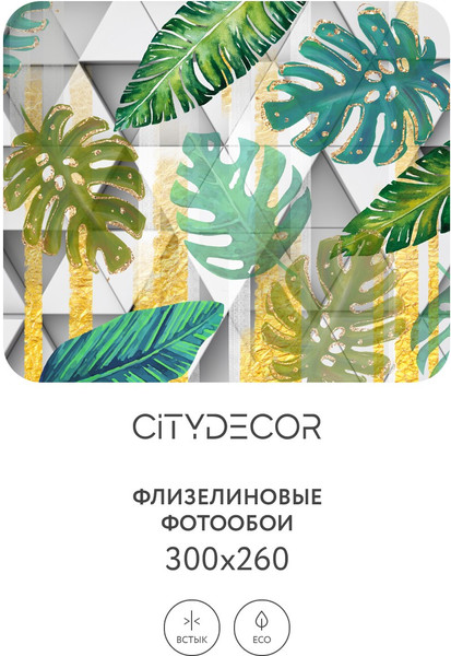 Изображение товара Фотообои листовые Citydecor Абстракция 15 (300x260см)
