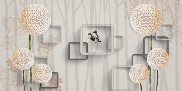 Изображение товара Фотообои листовые Citydecor Абстракция 22 (300x150см)