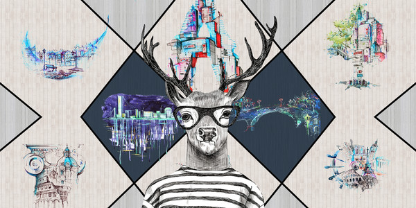 Изображение товара Фотообои листовые Citydecor Абстракция 212 (300x150см)