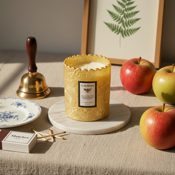 Изображение товара Свеча Sundays Home Шампань / YS530-47/3 (7.5x9см)