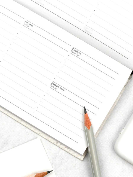 Изображение товара Еженедельник Феникс+ Девушка с котом. Осень / 71558