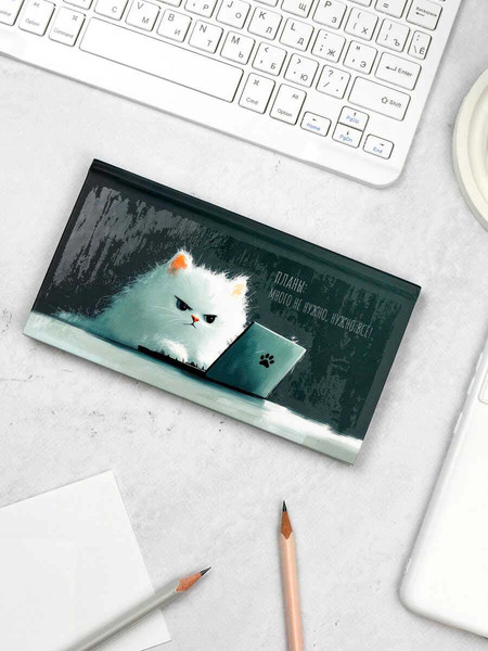 Изображение товара Еженедельник Феникс+ Кот с ноутбуком / 71561