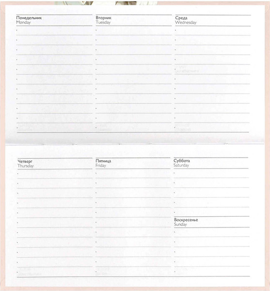 Изображение товара Еженедельник Феникс+ Мишка с кофе / 71564