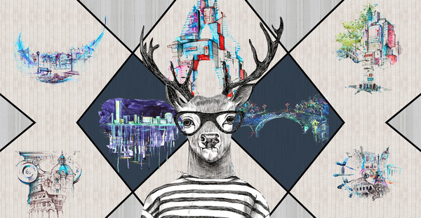 Изображение товара Фотообои листовые Citydecor Абстракция 212 (500x260см)