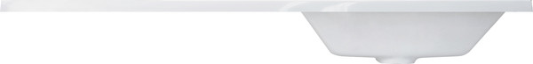 Изображение товара Тумба с умывальником Symbolite Даллас 130 Люкс Plus + Даллас 130x48.2 (подвесная, правый, эмаль белый)