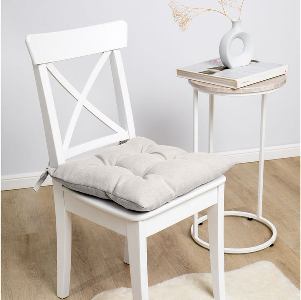 Изображение товара Подушка на стул Волшебная ночь С Тафтингом 40x40 / 922071 (экрю)