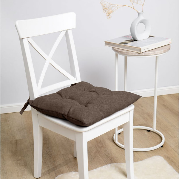 Изображение товара Подушка на стул Волшебная ночь С Тафтингом 40x40 / 922074 (шоколад)