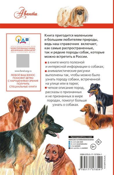 Изображение товара Энциклопедия АСТ Породы собак. Определитель, полумягкая обложка (Михальская Анна)