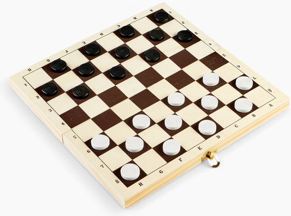 Изображение товара Шашки Sima-Land из дерева / 10514679