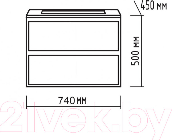 Изображение товара Тумба под умывальник Misty Барселона 75 / П-Брс01075-011П3Я