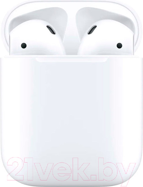 Изображение товара Беспроводные наушники Apple AirPods 2 / MV7N2 (в зарядном футляре)