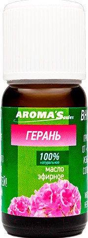 Изображение товара Эфирное масло Aroma Saules Герань