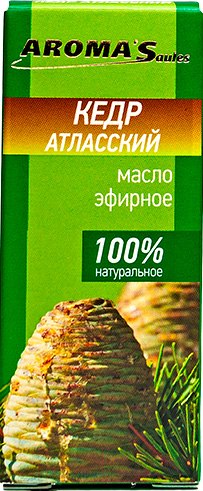 Изображение товара Эфирное масло Aroma Saules Кедр атласский