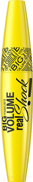 Изображение товара Тушь для ресниц Eveline Cosmetics Big Volume Real Shock Mascara черный (10мл)