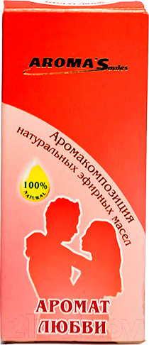 Изображение товара Смесь эфирных масел Aroma Saules Аромат любви